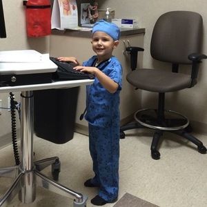 Toddler  “pet doctor” Halloween costume